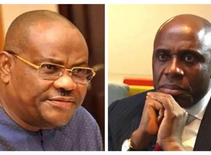 FCT Minister Nyesom Wike and former Rivers State Governor, Rotimi Amaechi