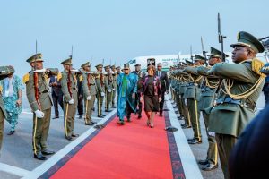 Shettima arrives Angola for AU Extraordinary Summit