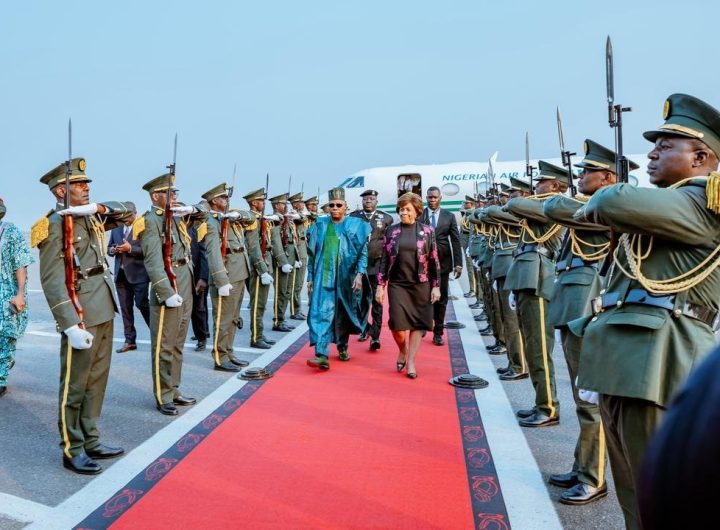 Shettima arrives Angola for AU Extraordinary Summit