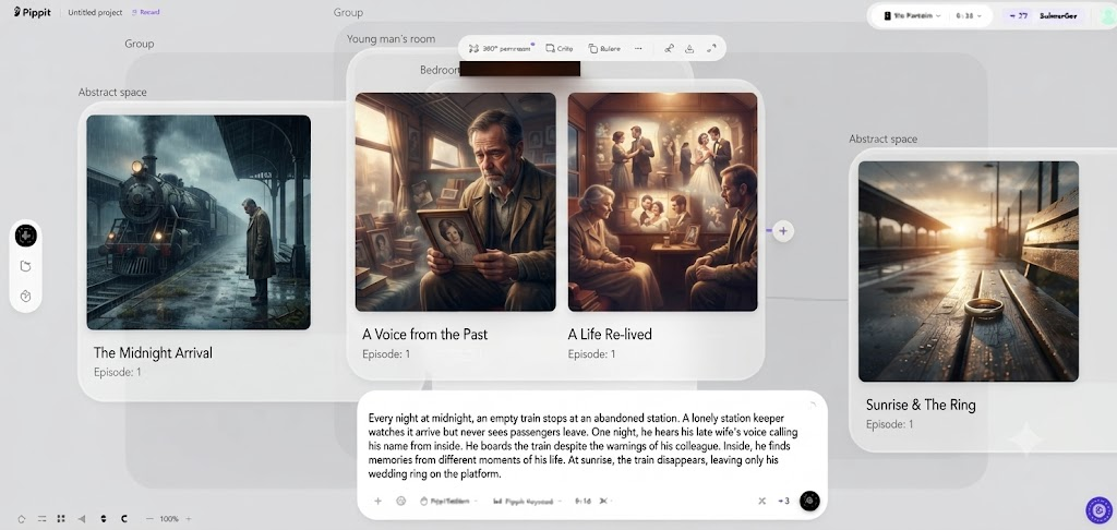 Generate Professional-Grade Assets on Any Budget with Story Studio 10 Story Studio interface for generating professional-grade creative assets on any budget