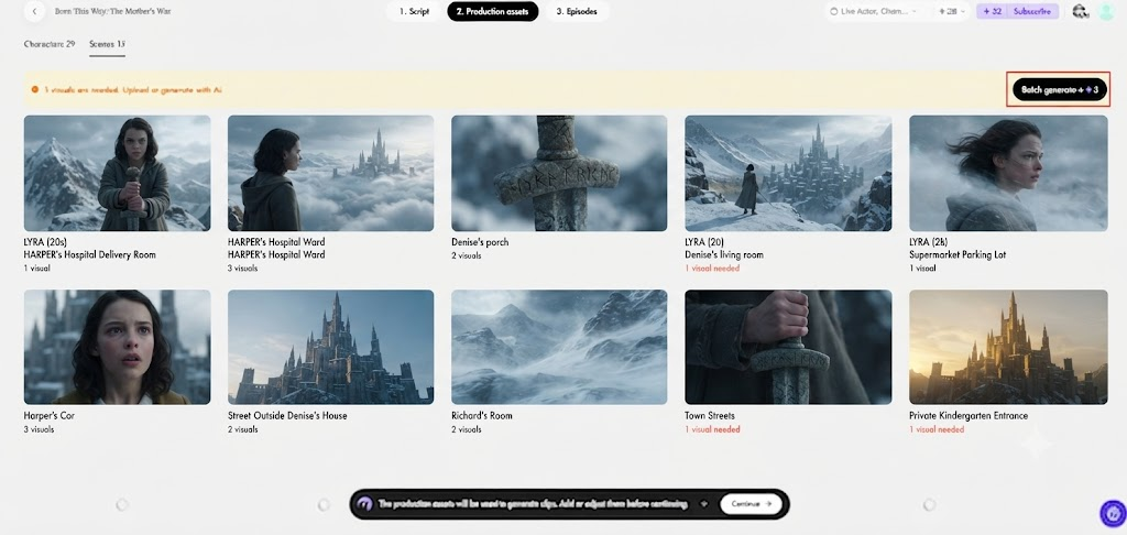 Generate Professional-Grade Assets on Any Budget with Story Studio 9 Story Studio interface for generating professional-grade creative assets on any budget