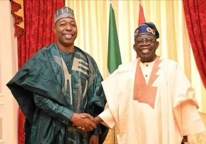 President Bola Tinubu and Borno State Governor, Babagana Zulum