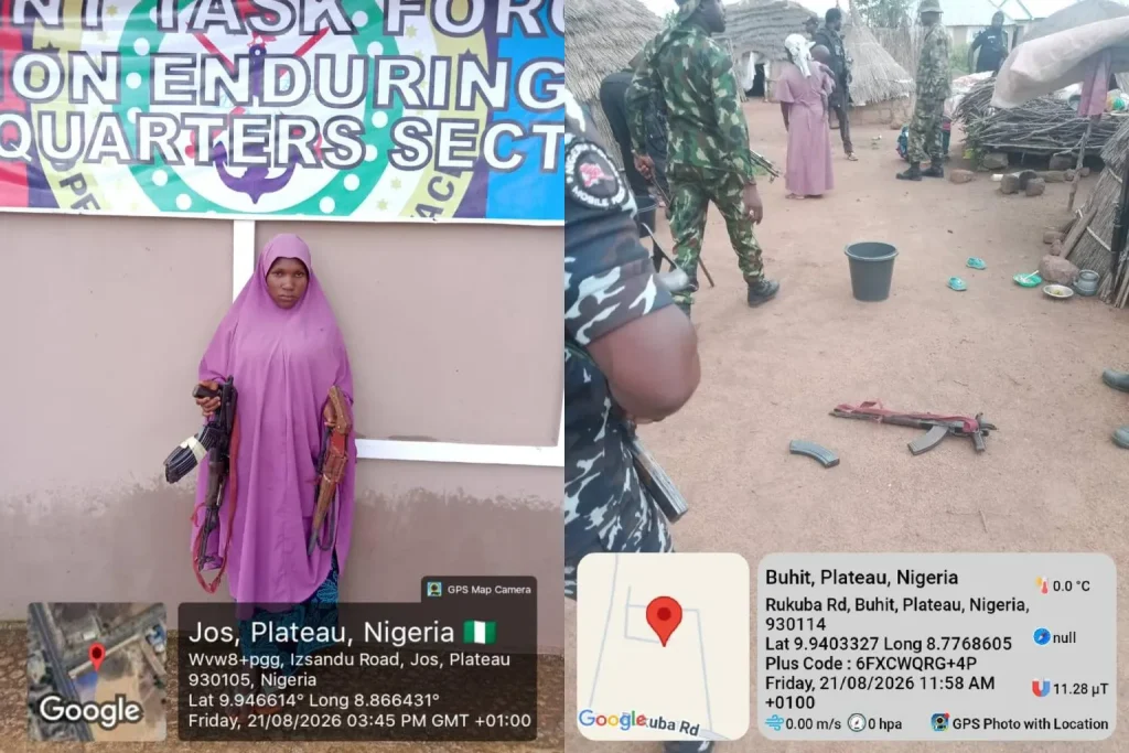 Troops arrest female gunrunner in Plateau, rescue kidnap victim in Edo