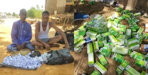 Troops arrest suspected terrorist collaborators, recover drugs, logistics items, intercept terrorist family members Troops of Joint Task Force North East, Operation HADIN KAI (OPHK), have recorded another significant breakthrough in ongoing intelligence-led operations aimed at dismantling terrorist support networks with the arrest of four suspected Boko Haram/ISWAP collaborators in separate operations conducted in Yobe and Borno States. Acting Military Information Officer, Headquarters Joint Task Force (North East) Operation HADIN KAI, Captain Mohammed Goni, disclosed this in a statement issued to newsmen on Tuesday. Captain Goni said in the first operation, troops of 159 Battalion under Sector 2 conducted a successful cordon-and-search operation in Geidam Town, Yobe State, on 3 August 2026, following credible intelligence. He said the operation led to the arrest of two suspected terrorist collaborators. Preliminary investigation revealed that the suspects allegedly supplied hard drugs and other logistics to Boko Haram terrorists, thereby facilitating insurgent activities. Items recovered from the suspects includes a large quantity of suspected Indian hemp, multiple mobile phones of different brands including Tecno, Itel, Maxfone and Android devices, power banks, scissors, knives, torchlights, lighters, cigarette rolls, Pregabalin capsules, Piscof syrup, National Identity Card, Permanent Voter’s Card, ATM cards, and the sum of ₦14,530. According to him, in a separate intelligence-led operation conducted at about 3:30 p.m. on the same day, troops of Sector 3 Garrison, in conjunction with 242 Reconnaissance Battalion, intensified logistics strangulation operations in Monguno Town, Borno State, based on sustained surveillance of terrorist supply routes. The operation resulted in the arrest of two suspected ISWAP logistics suppliers. "During preliminary interrogation, the suspects confessed to conveying food items and other supplies to ISWAP terrorists operating in Kwatan Dowoshi Village, Kukawa Local Government Area. "Troops recovered 11 cartons and 192 sachets of assorted biscuits, one carton of Peak milk, 10 mudu of sugar, nine bars of Viva soap, six headlamps, two bags and 16 rolls of sachet garri, three packs of lighters, two Tecno button phones, one assault knife, one charm belt, four prayer beads, six packs of herbal medicine, the sum of ₦6,600, and other sundry items. "In a related development, troops of 222 Battalion (Main) on routine patrol along the Gezuwa axis in Konduga Local Government Area intercepted 20 suspected family members of Jama’atu Ahlis Sunna Lidda’awati wal-Jihad (JAS) terrorists who had fled their enclave following intense military pressure. "The intercepted group comprised nine women, two men, eight female minors and one male minor. "During preliminary investigation, they disclosed that they escaped from Gezuwa after military offensive against their settlement. The individuals have since been handed over to the 21 Military Intelligence Regiment for further profiling and necessary action. He said the arrested suspects and all recovered exhibits have been handed over to the appropriate Military Intelligence units for further investigation and exploitation. "These successful operations underscore the effectiveness of Operation HADIN KAI’s intelligence-driven approach in disrupting terrorist logistics, dismantling support networks, and denying insurgents access to critical supplies", he said. The military said it remains resolute in sustaining pressure on Boko Haram and ISWAP elements and urged members of the public to continue providing timely and credible information to security agencies to facilitate ongoing counter-terrorism operations and the restoration of lasting peace and security across the North East Theatre.