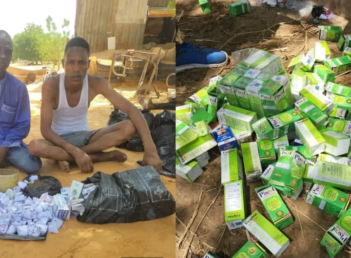 Troops arrest suspected terrorist collaborators, recover drugs, logistics items, intercept terrorist family members Troops of Joint Task Force North East, Operation HADIN KAI (OPHK), have recorded another significant breakthrough in ongoing intelligence-led operations aimed at dismantling terrorist support networks with the arrest of four suspected Boko Haram/ISWAP collaborators in separate operations conducted in Yobe and Borno States. Acting Military Information Officer, Headquarters Joint Task Force (North East) Operation HADIN KAI, Captain Mohammed Goni, disclosed this in a statement issued to newsmen on Tuesday. Captain Goni said in the first operation, troops of 159 Battalion under Sector 2 conducted a successful cordon-and-search operation in Geidam Town, Yobe State, on 3 August 2026, following credible intelligence. He said the operation led to the arrest of two suspected terrorist collaborators. Preliminary investigation revealed that the suspects allegedly supplied hard drugs and other logistics to Boko Haram terrorists, thereby facilitating insurgent activities. Items recovered from the suspects includes a large quantity of suspected Indian hemp, multiple mobile phones of different brands including Tecno, Itel, Maxfone and Android devices, power banks, scissors, knives, torchlights, lighters, cigarette rolls, Pregabalin capsules, Piscof syrup, National Identity Card, Permanent Voter’s Card, ATM cards, and the sum of ₦14,530. According to him, in a separate intelligence-led operation conducted at about 3:30 p.m. on the same day, troops of Sector 3 Garrison, in conjunction with 242 Reconnaissance Battalion, intensified logistics strangulation operations in Monguno Town, Borno State, based on sustained surveillance of terrorist supply routes. The operation resulted in the arrest of two suspected ISWAP logistics suppliers. "During preliminary interrogation, the suspects confessed to conveying food items and other supplies to ISWAP terrorists operating in Kwatan Dowoshi Village, Kukawa Local Government Area. "Troops recovered 11 cartons and 192 sachets of assorted biscuits, one carton of Peak milk, 10 mudu of sugar, nine bars of Viva soap, six headlamps, two bags and 16 rolls of sachet garri, three packs of lighters, two Tecno button phones, one assault knife, one charm belt, four prayer beads, six packs of herbal medicine, the sum of ₦6,600, and other sundry items. "In a related development, troops of 222 Battalion (Main) on routine patrol along the Gezuwa axis in Konduga Local Government Area intercepted 20 suspected family members of Jama’atu Ahlis Sunna Lidda’awati wal-Jihad (JAS) terrorists who had fled their enclave following intense military pressure. "The intercepted group comprised nine women, two men, eight female minors and one male minor. "During preliminary investigation, they disclosed that they escaped from Gezuwa after military offensive against their settlement. The individuals have since been handed over to the 21 Military Intelligence Regiment for further profiling and necessary action. He said the arrested suspects and all recovered exhibits have been handed over to the appropriate Military Intelligence units for further investigation and exploitation. "These successful operations underscore the effectiveness of Operation HADIN KAI’s intelligence-driven approach in disrupting terrorist logistics, dismantling support networks, and denying insurgents access to critical supplies", he said. The military said it remains resolute in sustaining pressure on Boko Haram and ISWAP elements and urged members of the public to continue providing timely and credible information to security agencies to facilitate ongoing counter-terrorism operations and the restoration of lasting peace and security across the North East Theatre.