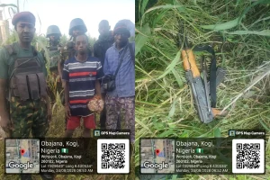Troops rescue kidnap victim, recover AK-47 rifle in Kogi