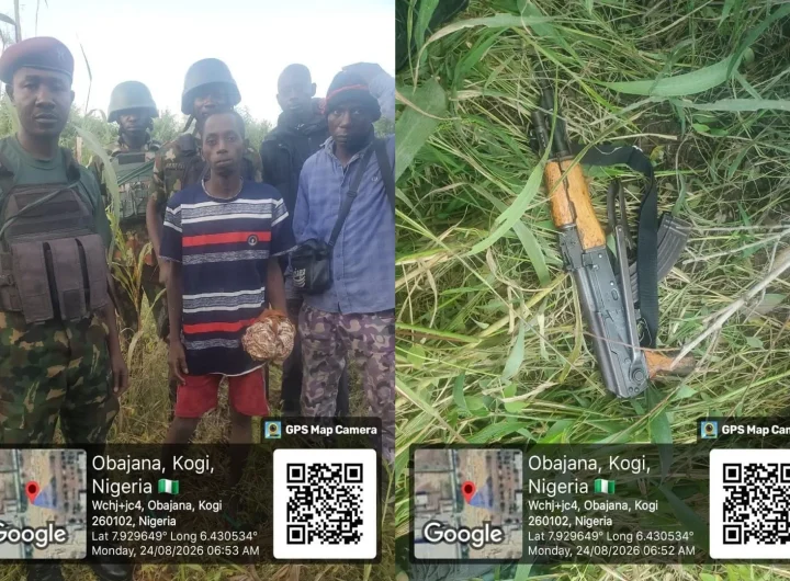 Troops rescue kidnap victim, recover AK-47 rifle in Kogi