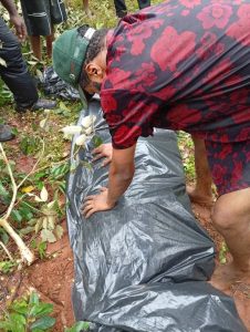 Troops uncover shallow grave, exhume remains of late community leader in Imo