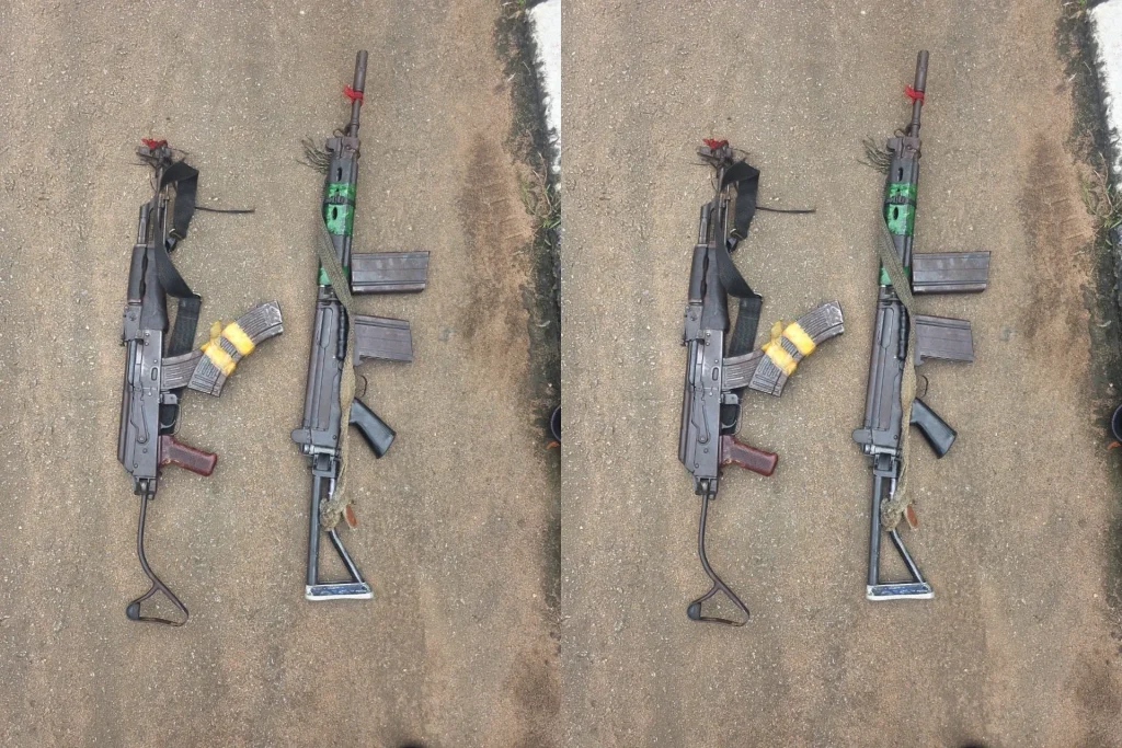 Troops dismantle criminal syndicate, recover stolen weapons