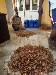 military recovers ammunition from terrorist at Nigeria