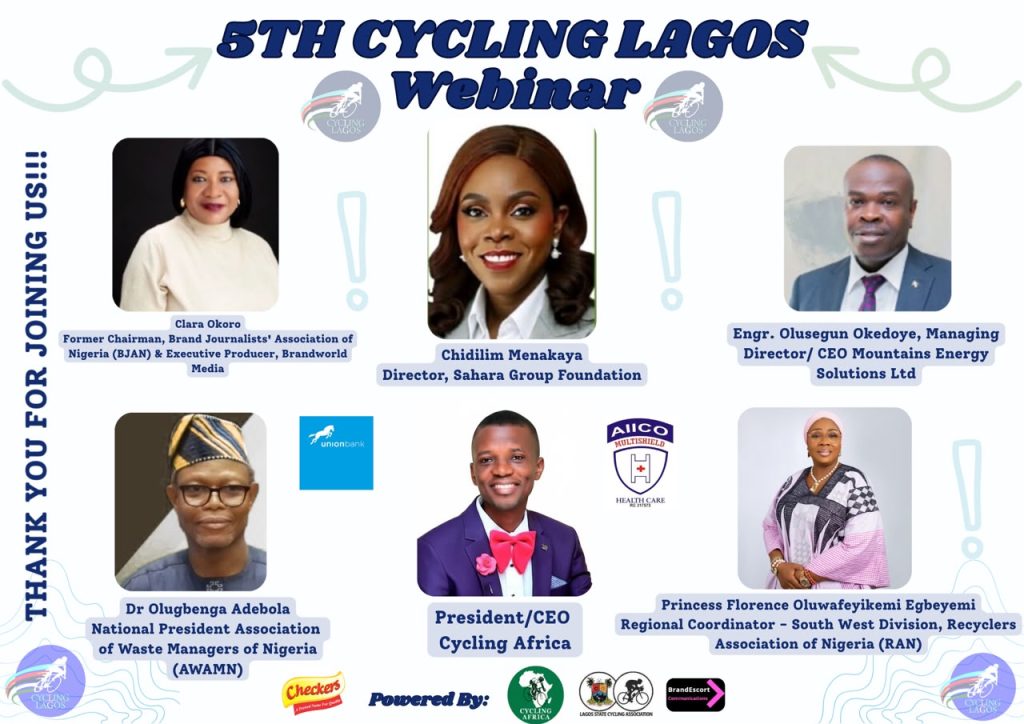 5th Cycling Lagos Webinar: Experts call for investment, policy enforcement to unlock Nigeria’s recycling potential