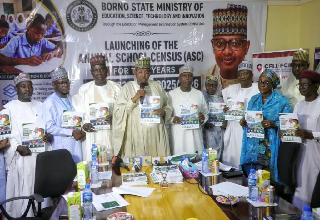 Borno: School enrolment hits record 1.8 million as Wakilbe unveils census report