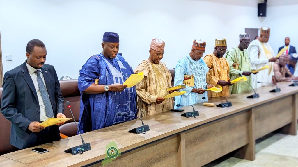 Borno swears in 6 new members of BOSIEC