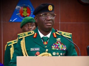 Chief of Army Staff, (COAS) Shaibu Waidi