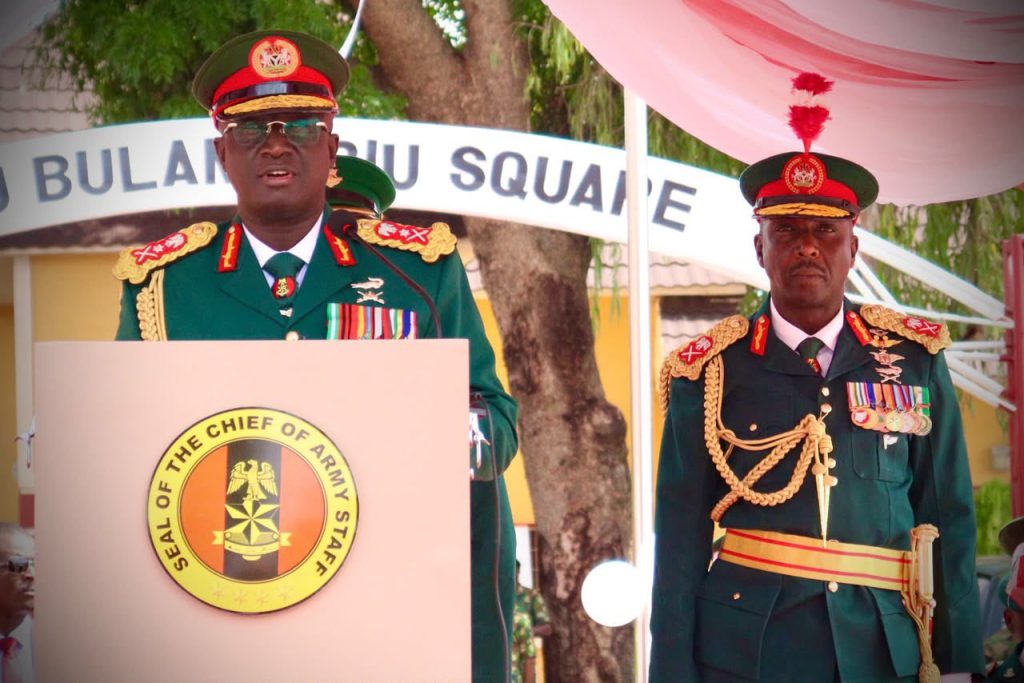COAS charges new Nigerian Army officers to turn manpower into combat power