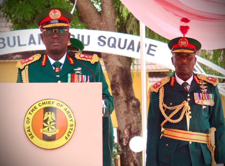 COAS charges new Nigerian Army officers to turn manpower into combat power