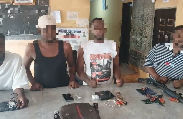 Delta police arrest 6 cultists, recover gun, drugs, military camouflage