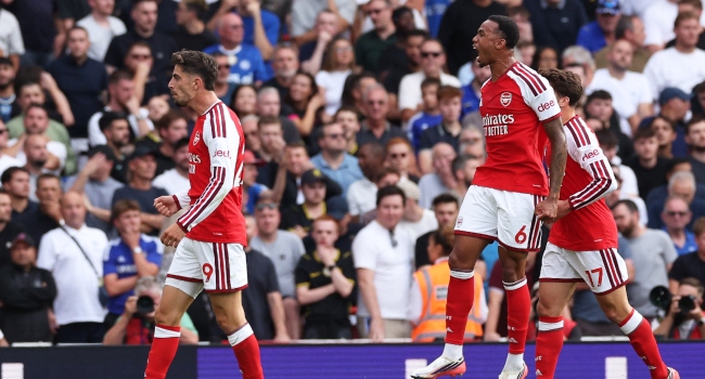 EPL: Arsenal rally to defeat Chelsea 2-1, maintain perfect start