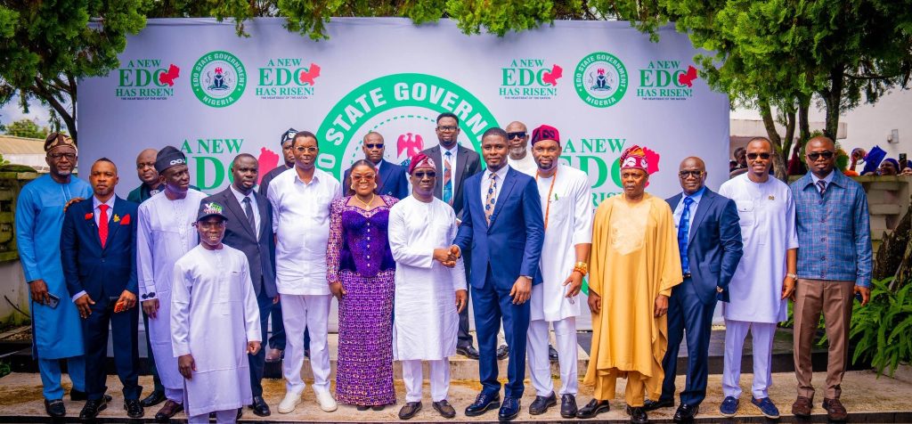 Okpebholo swears in 18 Edo LG chairmen, warns against corruption