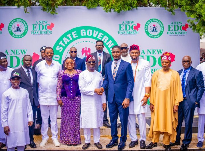 Okpebholo swears in 18 Edo LG chairmen, warns against corruption