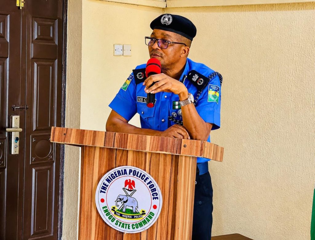 Enugu State Commissioner of Police, CP Mamman Bitrus Giwa