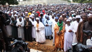 Fintiri joins Dangote, NPA MD, others for Bamanga Tukur’s funeral in Yola