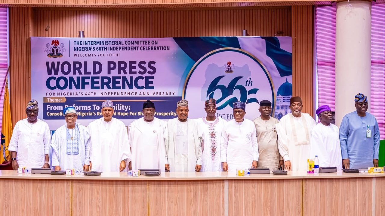 Nigeria @66: FG says Tinubu's reforms are driving growth, jobs and national unity