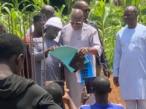 Katung inspects 700-seater ICT centre, tasks contractors on 12-month delivery