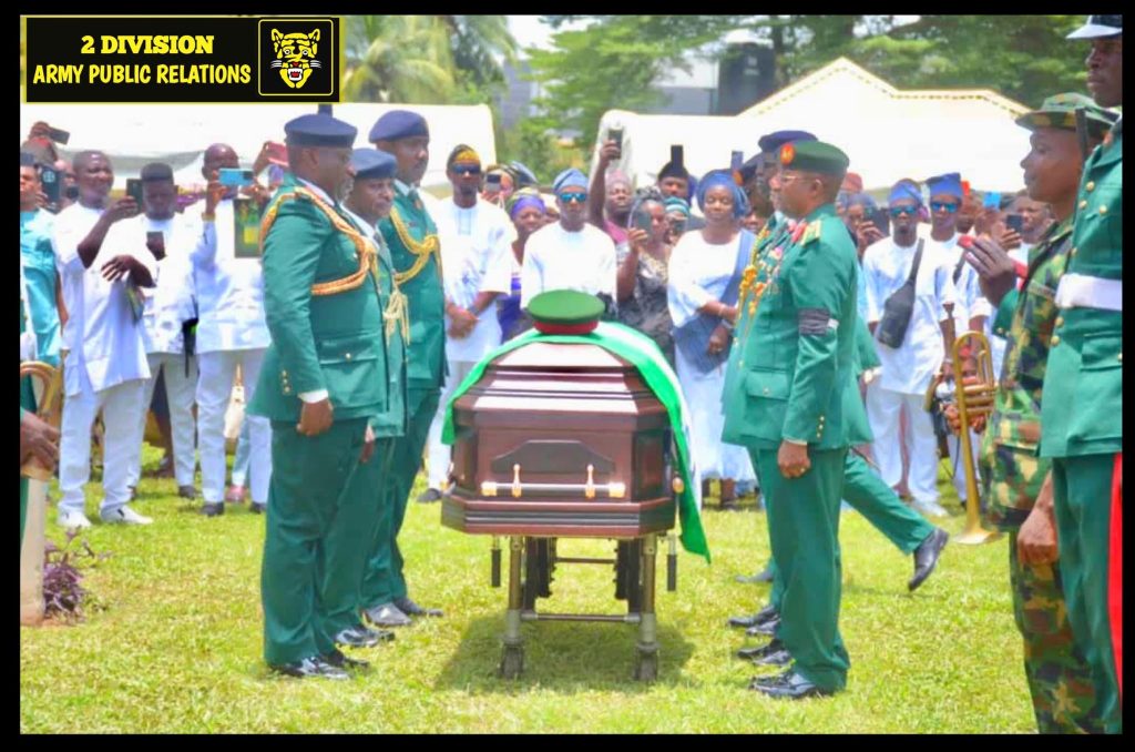 Late Col. Adetokunbo Ojomo laid to rest with full military honours in Ibadan