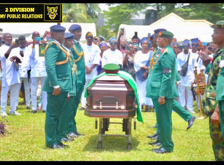 Late Col. Adetokunbo Ojomo laid to rest with full military honours in Ibadan