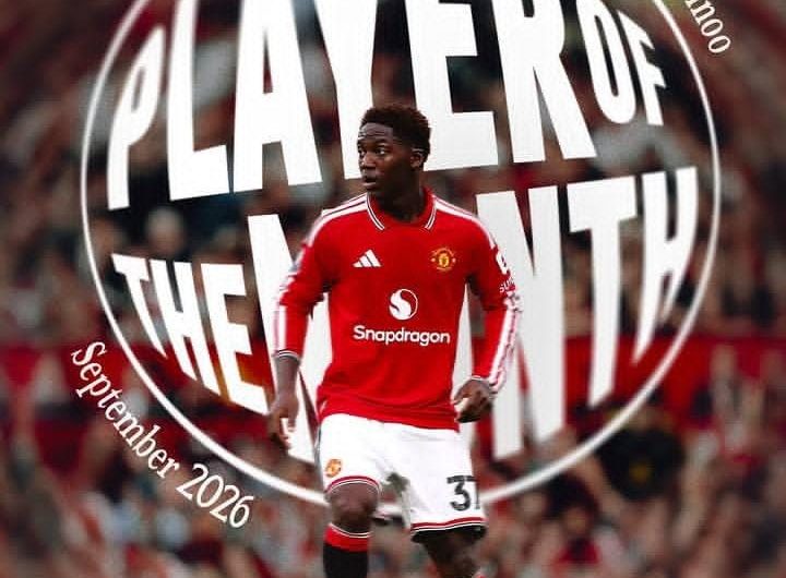Mainoo wins Manchester United's Player of the Month