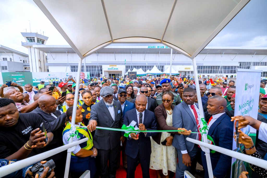 Mbah flags off Enugu Air maiden International flight to Douala, Cameroon 2 Mbah flags off Enugu Air maiden International flight to Douala, Cameroon