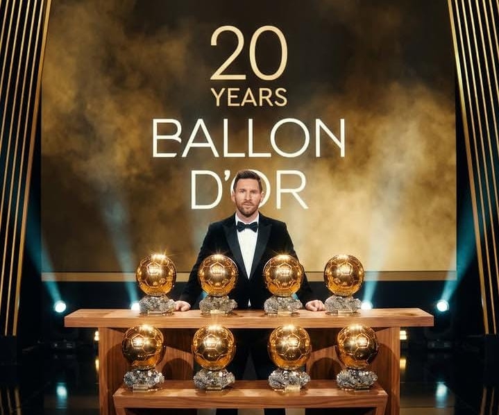 Messi earns record 17th Ballon d'Or nomination 20 years after first recognition