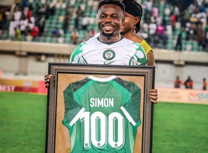 Moses Simon reaches 100 Nigeria caps