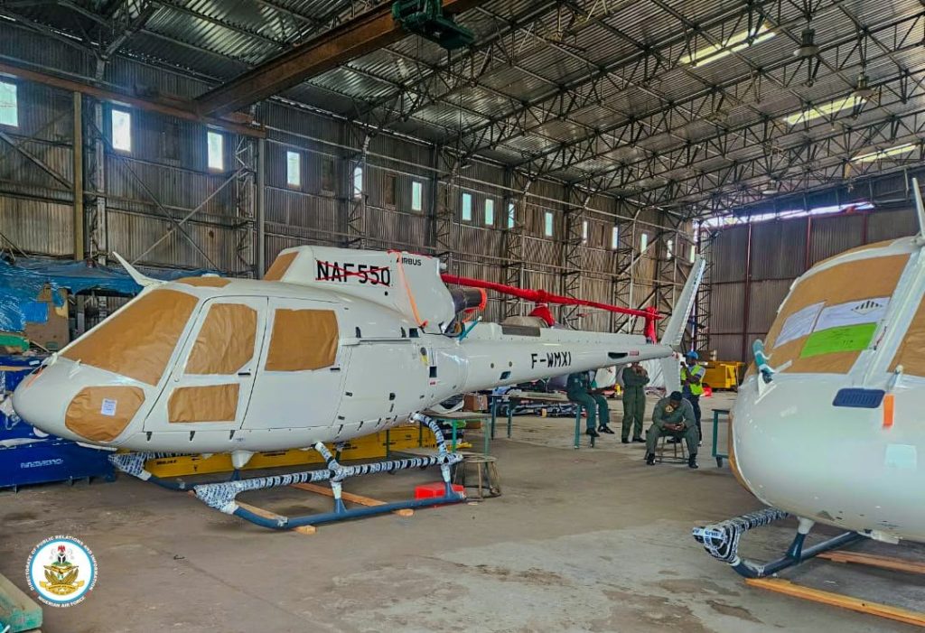 NAF receives 5 new helicopters as FG boosts airpower, security operations
