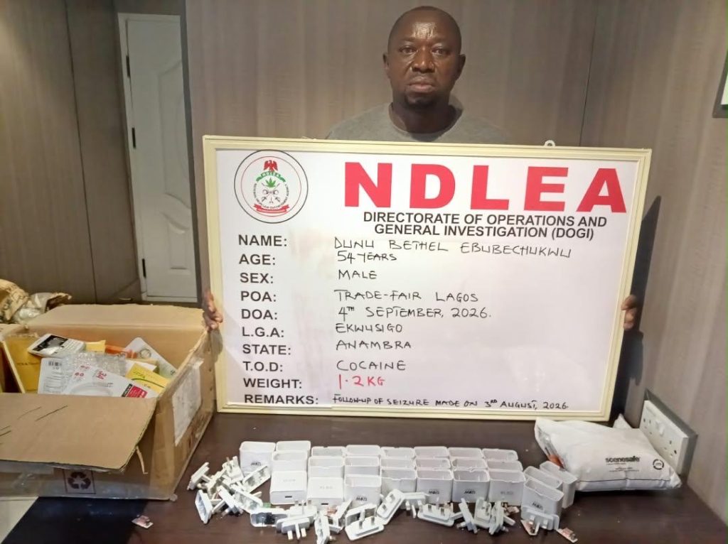 NDLEA arrests herbal tea businessman behind cocaine shipments to Saudi Arabia