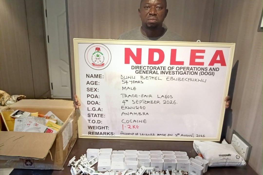 NDLEA arrests herbal tea businessman behind cocaine shipments to Saudi Arabia