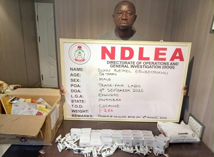 NDLEA arrests herbal tea businessman behind cocaine shipments to Saudi Arabia