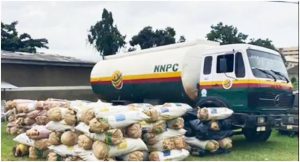 NDLEA seizes 2,145kg cannabis hidden in fuel tanker, intercepts more drug-laced cookies at Lagos Port