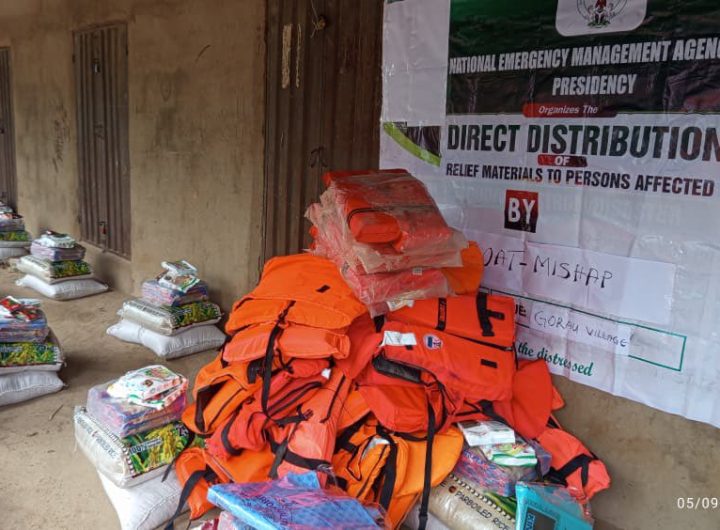 NEMA distributes relief to Gorau boat mishap victims, donates life jackets