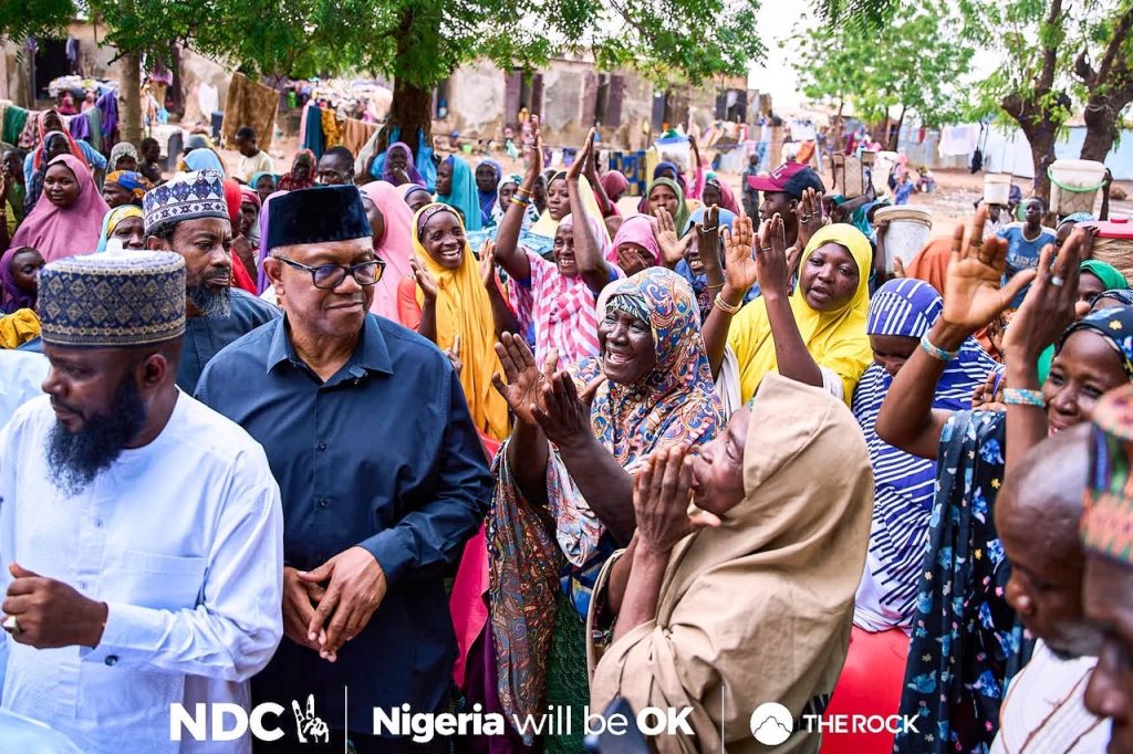 Obi laments poor conditions at Sokoto IDP camp, demands better care for displaced Nigerians