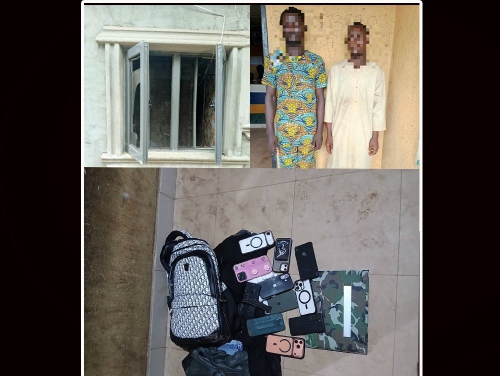 Ogun police foil hostel robbery, arrest 2 suspects, recover stolen items↗