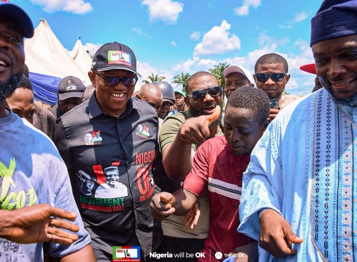 Peter Obi tours Kogi, Benue, Enugu, promises security, jobs, better healthcare, urges Nigerians to defend their votes