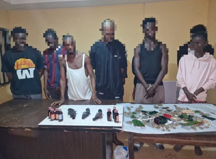Delta police rescue kidnap victim, arrest 8 suspects, recover guns, tramadol inajor crackdown