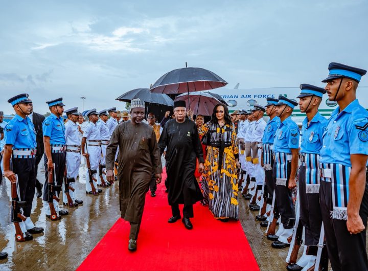 Shettima arrives in New Delhi for 18th BRICS Leaders’ Summit