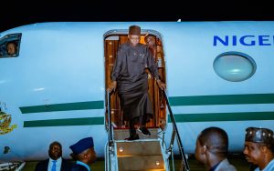 Shettima returns to Nigeria after BRICS Summit in India