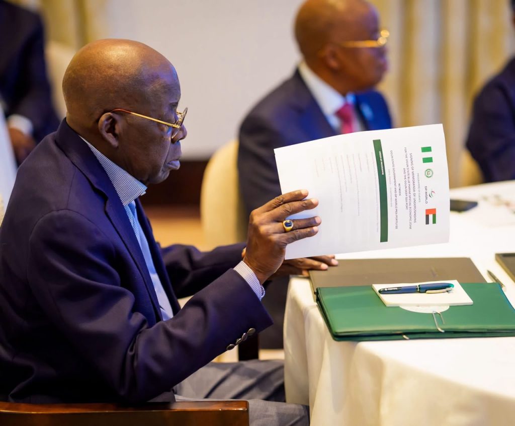Tinubu, DP World sign deal for Ogun Deep Seaport, $7bn blue economy zone in Paris 2 Tinubu, DP World sign deal for Ogun Deep Seaport, $7bn blue economy zone in Paris