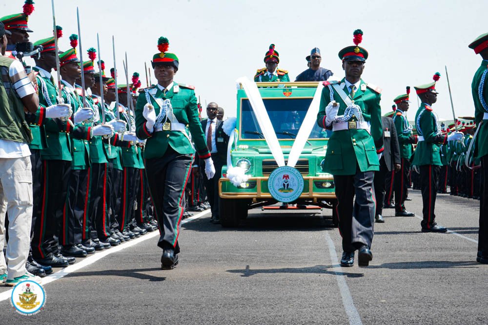 The nation is counting on you" – Tinubu to newly commissioned officers 2 The nation is counting on you" – President Tinubu to newly commissioned officers