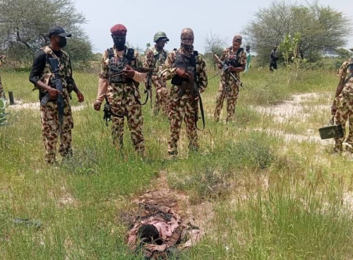 Troops recover 5 terrorists bodies, rifle during exploitation operations in Kukawa