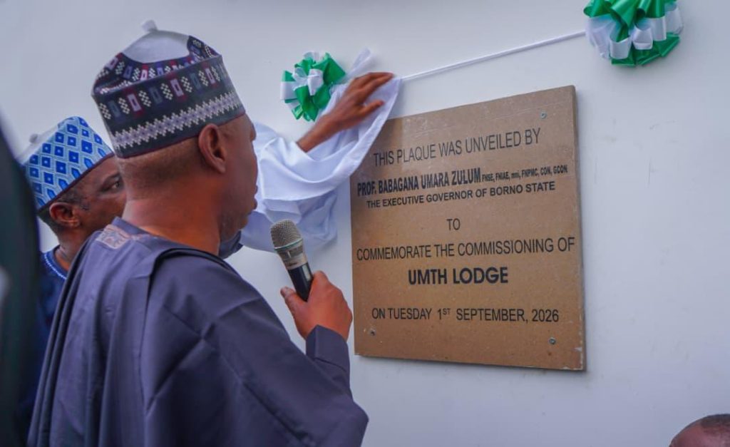Zulum builds, hands over a 42-room patients' apartment to UMTH
